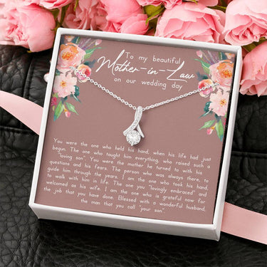Mother In Law Wedding Alluring Beauty Necklace - Love You This Much